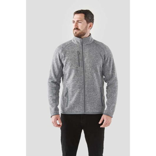 Mens Avalanche Zippered Fleece Jackets Front